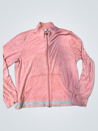 Juicy Couture Pink Zippered Sweatshirt