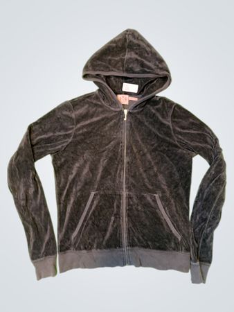 Juicy Couture Black Velvet Hoodie