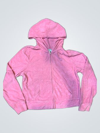 Juicy Couture Pink Zip-Up Hoodie