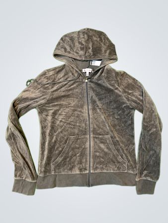 Juicy Couture Gray Velour Hoodie