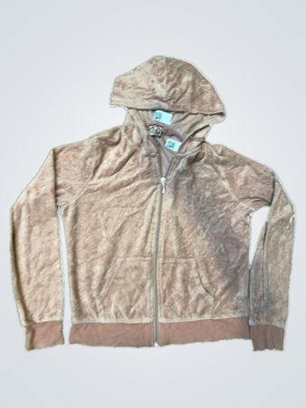 Pink Velour Hoodie