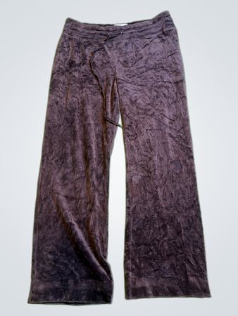 Juicy Couture Brown Velour Pants