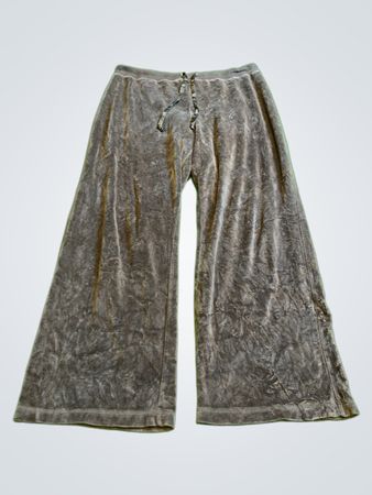 Juicy Couture Brown Velour Track Pants