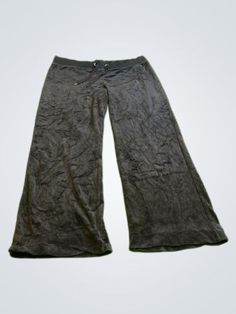 Juicy Couture Black Velour Track Pants