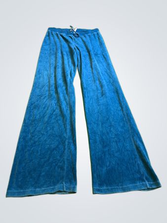 Blue Velour Pants