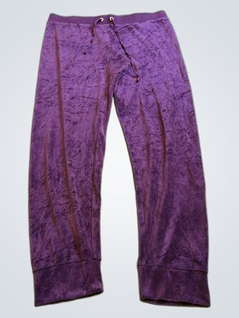 Juicy Couture Purple Velour Track Pants