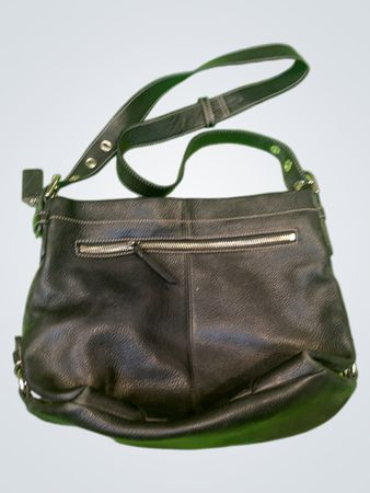 Coach Black Leather Shoulder Bag