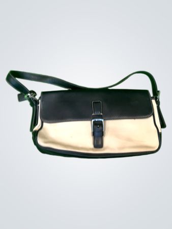 Black and White Crossbody Bag