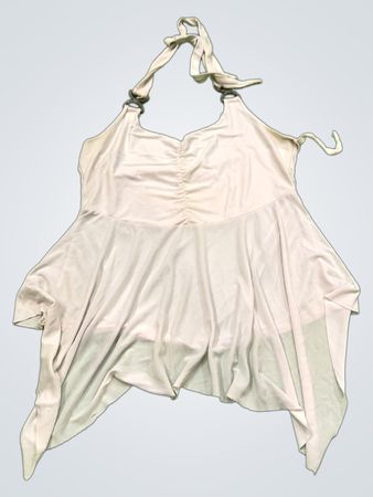 White Halter Top