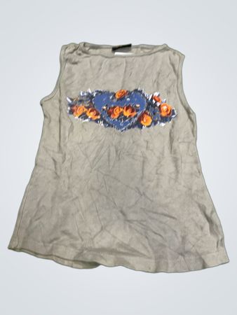 Serenade Tank Top mit Herz- und Rosenmotiv