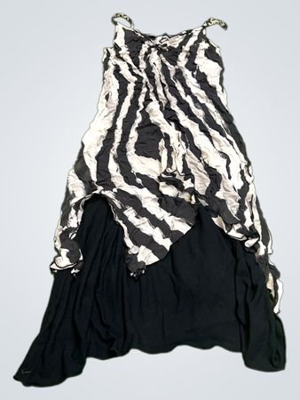 RAGNO TRICOT Zebra Print Kleid