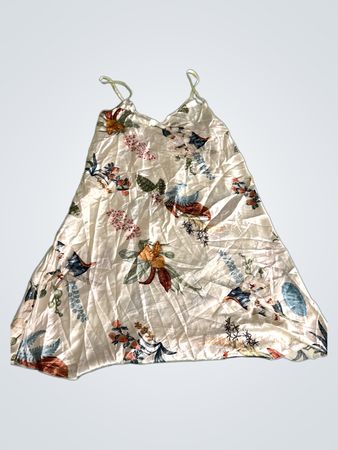 Blumenmuster Slipkleid
