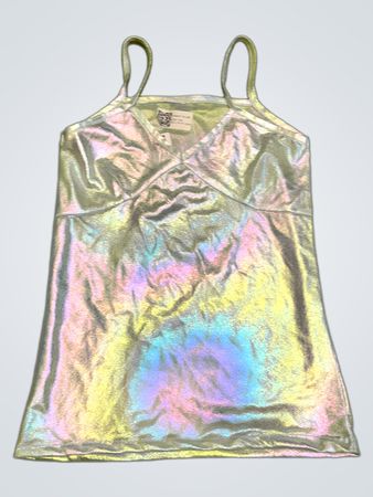 Upcycliertes schillerndes Cami-Top