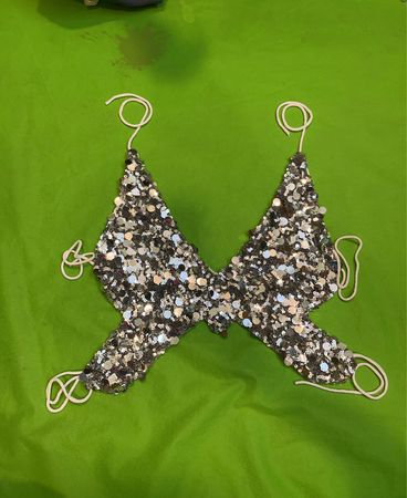 Upcycled Sequin Butterfly Top