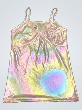 Wiederverwertetes schillerndes Cami-Top