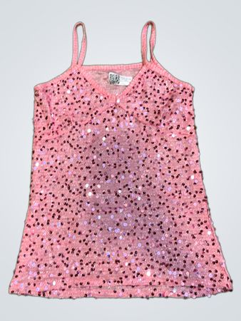 Upcycled Pink Sequin Dress