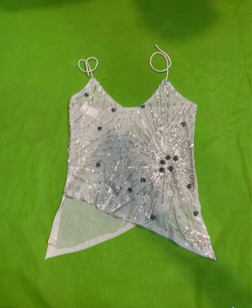 Upcycled Beaded camisole top