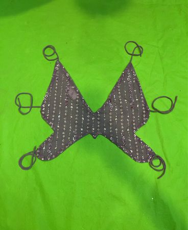 Upcycled Sequin Embellished Halter Top