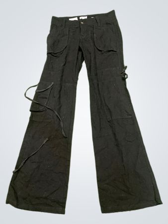 CtiveJ Schwarze Cargo-Hosen