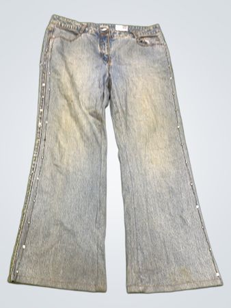 Oltre Damen verzierten Schlagjeans