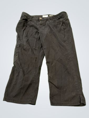 DKNY JEANS Black Cargo Capris