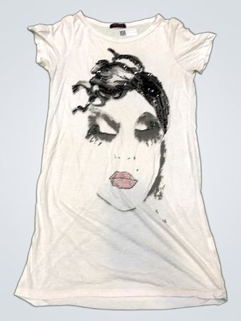 Osley Weißes T-Shirt mit grafischem Druck