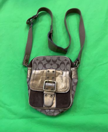 Coach Signature Jacquard Crossbody Bag