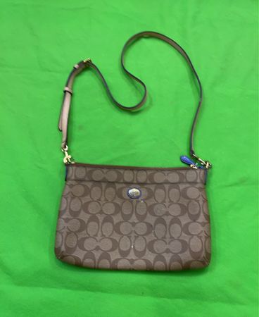 Coach Signature Pattern Crossbody Bag