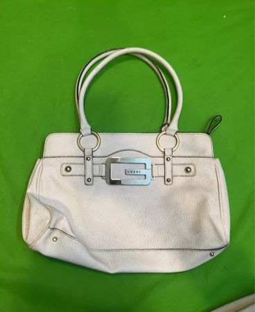White Guess Handbag