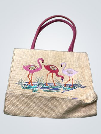 MARLO Flamingo Tote Bag