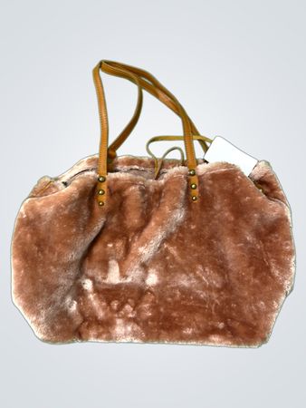Rosa Kunstfell Taschen