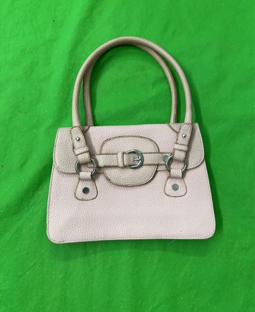 Rosa Handtasche mit Schnallen-Detail