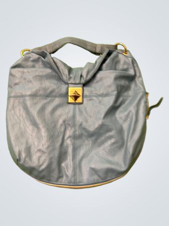 Mark. Blaue Lederhandtasche