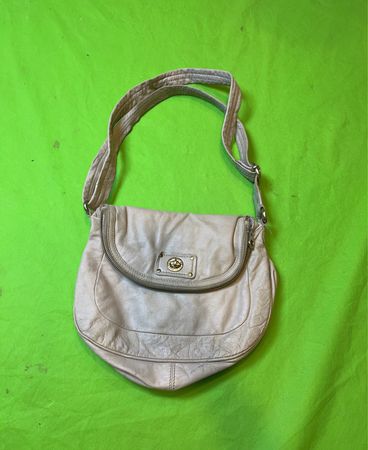 Marc Jacobs Light Beige Leder Schultertasche