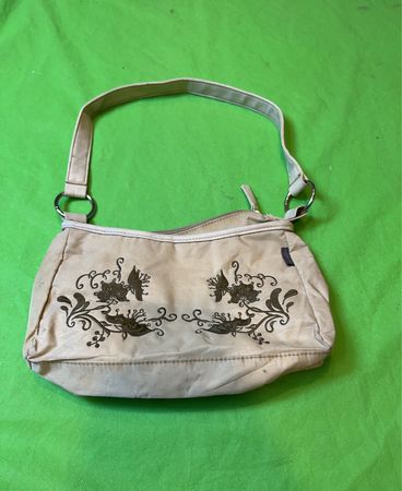 Daniel Ray beige Handtasche mit floralem Design