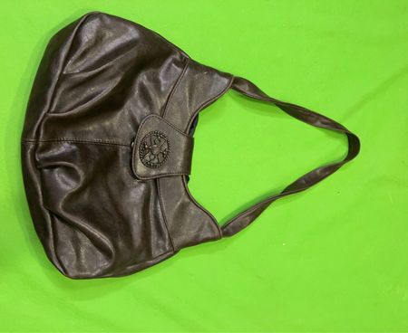 Braune Hobo-Handtasche