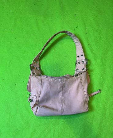 Rosa Schultertasche