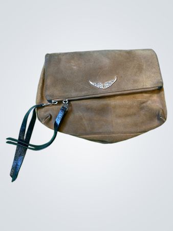 Braune Leder-Ta Tasche