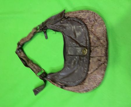 Braune Leder Schultertasche