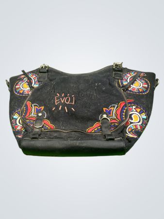 Desigual Embroidered Shoulder Bag