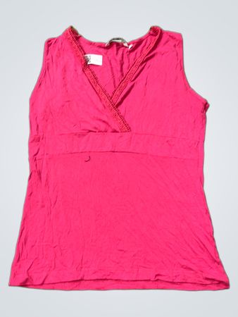 SURE Sleeveless Pink Top