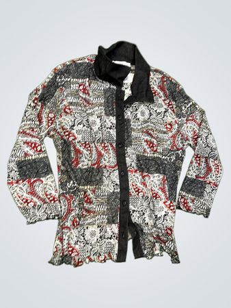 Julie Guerlande Women's Printed Button-Up Shirt