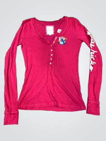 Gilly Hicks Sydney Long Sleeve Henley Shirt