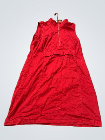15 Degrés Sud Red Sleeveless Dress