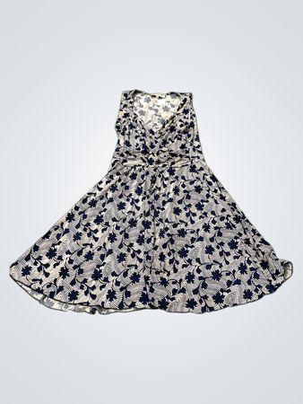 Morgan De Toi Sleeveless Floral Print Midi Dress
