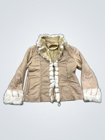 YAZZ Faux Fur Trimmed Jacket
