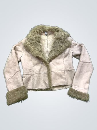 Women's Faux Suede Fur Lined Jacket