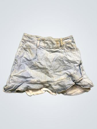 CAMATEU Denim Ruffle Skirt
