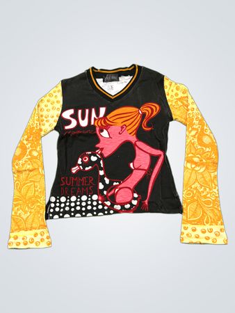 Copeline Sun Magazine Summer Dreams Graphic Long Sleeve T-Shirt