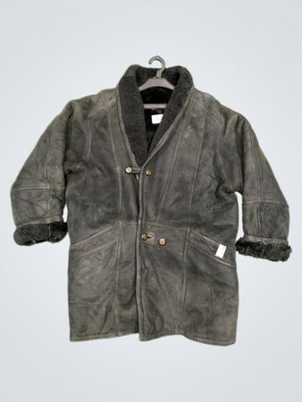 Black Shearling Coat